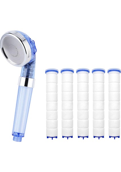 3 Hızlı Su Çıkış Modu Yüksek Kaliteli Artık Kaldırma Pp Tortu Kartuşu Filtrelenmiş Duş Başlığı Filtresi Saf Duş (Yurt Dışından)