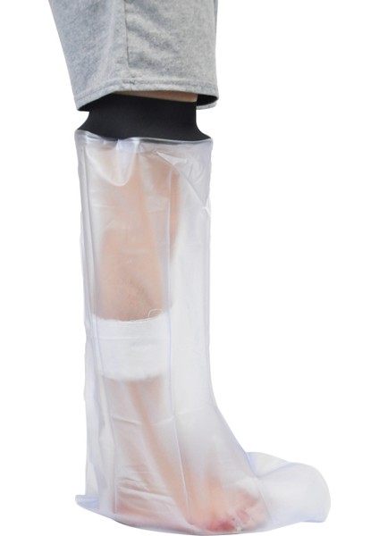 Yetişkinler Için Su Geçirmez Dökme Duş Kapağı Bacağı ve Alt Bacak Dökme Yaralar Koruyucu Duş Banyo Aksesuarları (Yurt Dışından)