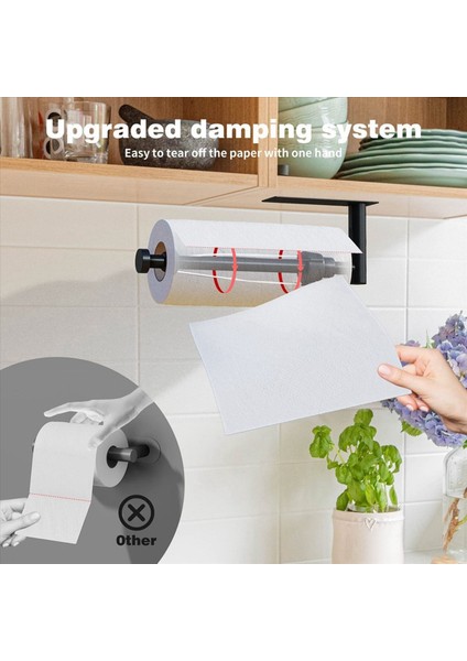 Kağıt Havlu Tutucu, Kabin Altında Kağıt Havlu Tutucu, Duvar Montajı Mutfak Için Sönümlemeli Kağıt Havlu Tutucu (Yurt Dışından) indirimleri