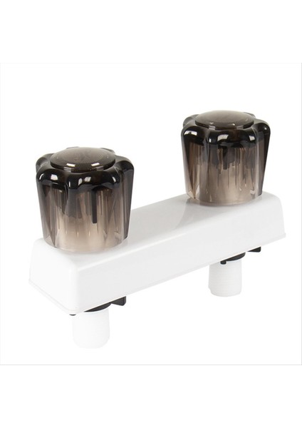 Elde Taşınır Duş Hortumu Için Seyahat Römorku Için Çift Düğmeli Rv Duş Musluk Valf Sapması (Yurt Dışından)