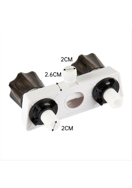 Elde Taşınır Duş Hortumu Için Seyahat Römorku Için Çift Düğmeli Rv Duş Musluk Valf Sapması (Yurt Dışından) fiyatları