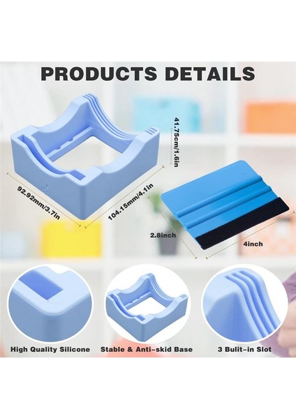 Tumblers Crafting Için Kupa Beşiği, Silikon Kupa Tutucu Zanaatlar Için Tumbler Tutucu, Yerleşik Yuvalı Tumbler Stand (Yurt Dışından) fiyatları