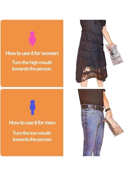 20 Adet Tek Kullanımlık Pisuar Çantalar, Kamp Için 700ML Acil Mini Tuvalet, Reçel Için Reçel, Idrar Çantası Çubuk Çantaları Seyahat Pisuarları Seyahat (Yurt Dışından) modelleri