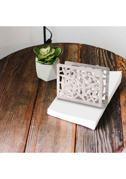 Peçete Tutucu Paslanmaz Çelik Masa Üstü Peçete Tutucu Kağıt Havlu Rafı Metal Dik Peçete Tutucu Mutfak Restoran Partisi Dekorasyonu (Yurt Dışından) fiyatları