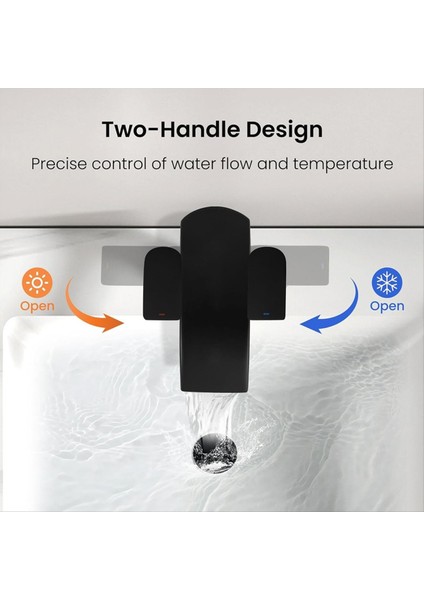 Şelale Banyo Musluğu, Banyo Lavabo Musluğu, Paslanmaz Çelik Kurşunsuz 2 Saplı Musluk Yıkama Havzası 2 Veya 3 Delik (Yurt Dışından) fırsatları