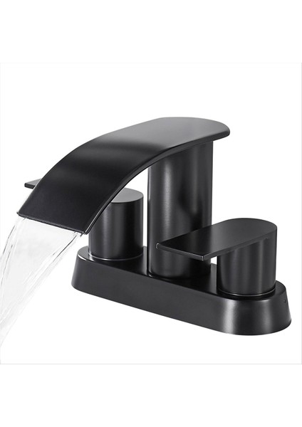 Şelale Banyo Musluğu, Banyo Lavabo Musluğu, Paslanmaz Çelik Kurşunsuz 2 Saplı Musluk Yıkama Havzası 2 Veya 3 Delik (Yurt Dışından) indirimleri