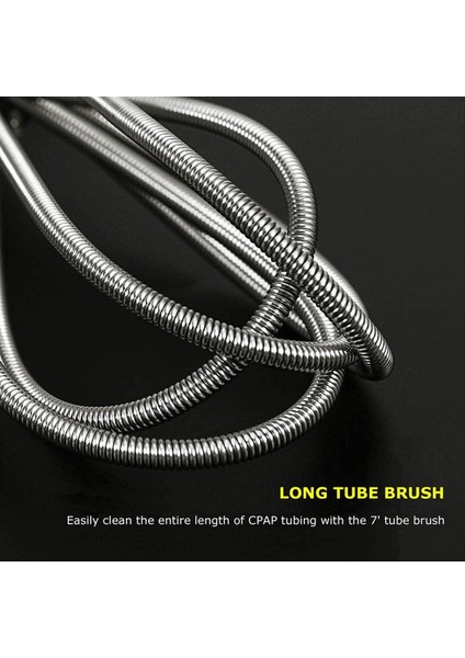 Fırça Çapı 15MM 19MM - Cpap Tüp Temizleme Fırçası - Çoğu Cpap Hortum Türü (Sarı) Için Uygun (Yurt Dışından) fiyatları