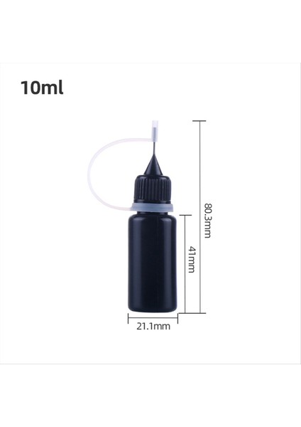 10PCS Hassas Uç Aplikatör Şişeler Siyah Metal Iğne Plastik Şişe 10ML Hassas Uç Aplikatör Şişeler (Yurt Dışından) modelleri