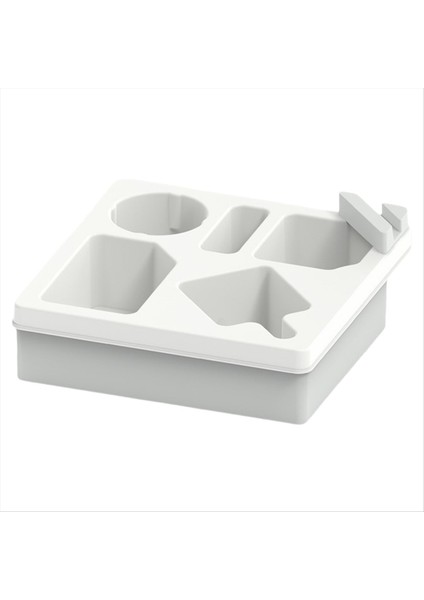 Kanepe Kupa Tutucu Tepsi Araba Arka Koltuk Kupası Tutucu Taşınabilir Plaj Kampı Atıştırmalık Saklama Kutusu Beyaz (Yurt Dışından)