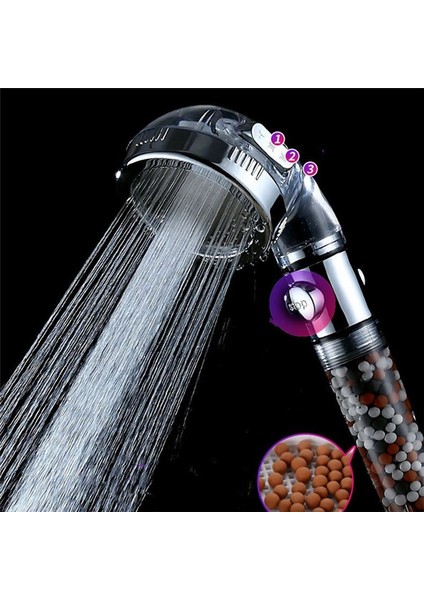 2pcs Boncuklu Duş Başlığı Filtre Basıncı Artırma Duş Başlığı Püskürtme 3 Modlu Su Tasarrufu Ev Için Banyo (Yurt Dışından) fırsatları