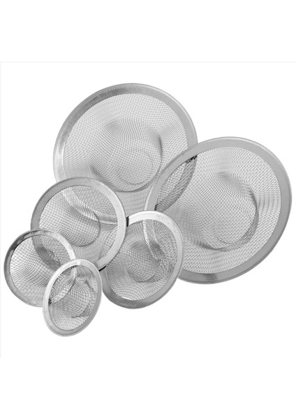 6pcs Mutfak Banyo Lavabosu Örgü Süzgeç Paslanmaz Çelik, Büyük Orta ve Küçük (6 Paket) (Yurt Dışından) modelleri