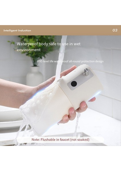 Otomatik Köpük Sabunu Dispenser Şarj Edilebilir Temassız Köpük Sabunu Dispenser Banyo ve Mutfak Için Uygun (Yurt Dışından) fırsatları