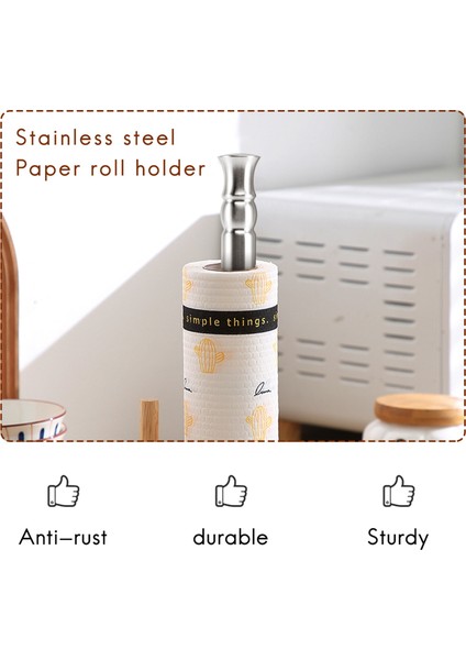 Dikey Kağıt Havlu Tutucu Ev Mutfak Tezgahı Için Paslanmaz Çelik (Yurt Dışından) fiyatları