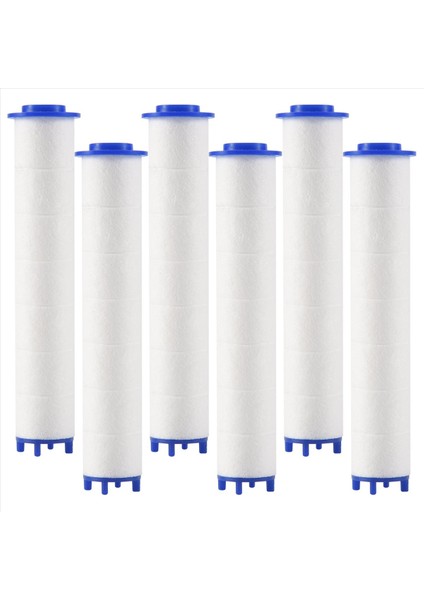 6 Adet Yüksek Basınçlı Elle Tutulan Su Duş Filtresi Banyo Banyo Duş Filtresi Çekirdek Su Arıtma (Yurt Dışından)