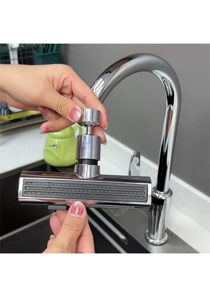 Evrensel Rotasyon Genişletici Musluk Havalandırıcı Plastik Sıçrama Filtresi Mutfak Washbasin Musluklar Kestan Nozul Robotik Gümüş (Yurt Dışından) modelleri