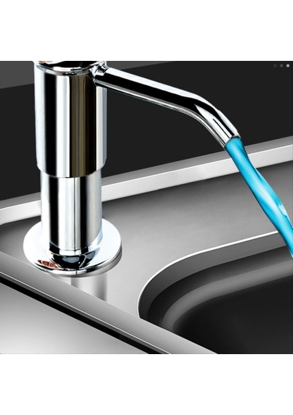 Mutfak Lavabosu ve Uzatma Tüpü Kiti Için Sabun Dispenseri, 40 Inçlik Silikon Tüp Sabun Şişesine Doğrudan Bağlanın (Yurt Dışından) indirimleri