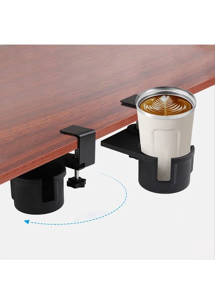 Depolama Masa Kupası Tutucu Ofis Masaüstü Braket Bilgisayar Masası Sabit Kupa Tutucu Masa Depolama Bardağı Tutucu (Yurt Dışından) fiyatları