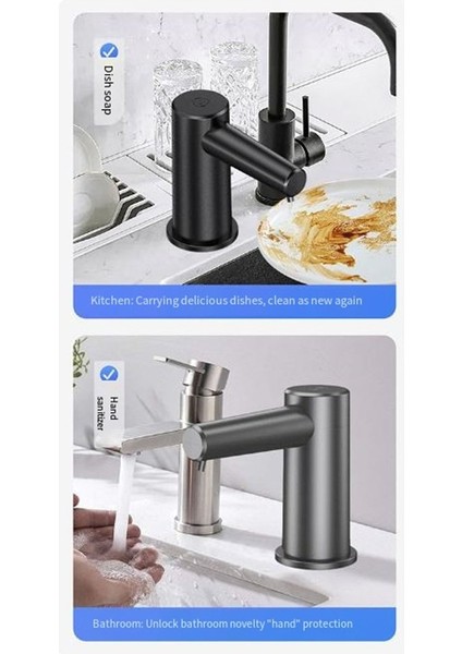 Tezgah Lavabo Museti Sabunu Dispenser Kızılötesi Indüksiyon Otomatik Sabun Dispenser Banyo Dispenserleri Sıvı Siyah (Yurt Dışından) indirimleri