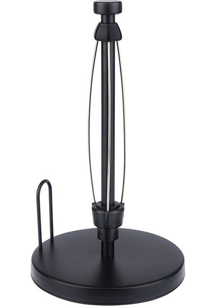 Kağıt Havlu Tutucu Tezgahı, Mutfak Için Uygun Sönümlemeli Banyo Tabanlı Dikey Kağıt Havlu Tutucu (Siyah) (Yurt Dışından)