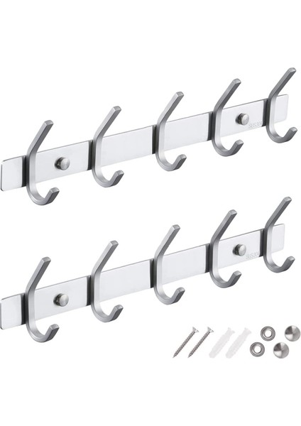2 Adet Duvar Için Ceket Rafları - Paslanmaz Çelik Ceket Kancaları - Ağır Hizmet Tipi Ceket Kancaları Duvar Monte - Duvar Askı Duvar Kancaları (Yurt Dışından)