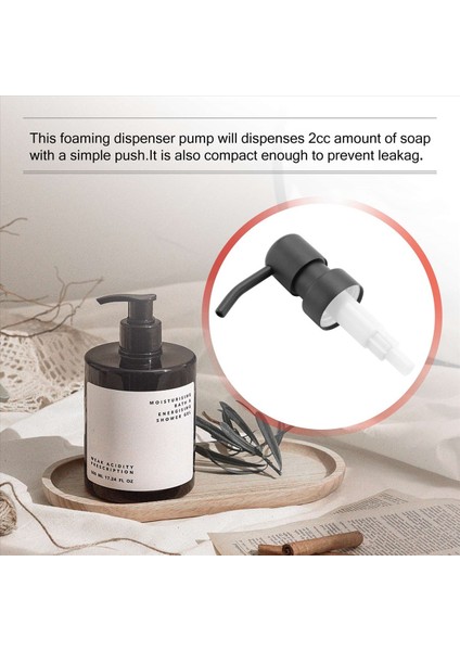 Sabun Dağıtıcı Yedek Pompası, 4pack Paslanmış Paslanmaz Çelik Siyah Metal Kaplı Pompalar ile Uyuyor Standart 8OZ/16OZ Boston Yuvarlak Şişeler (Yurt Dışından) indirimleri