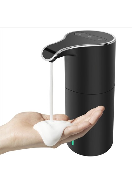 Otomatik Sabun Dispenser Siyah, Köpük Sabunu Dispenser Şarj Edilebilir Şaşırtıcı Olmayan Otomatik Sabun Dispenseri Banyo Için (Yurt Dışından)