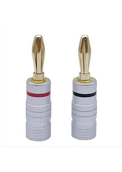 12 Pcs 4mm Audio Jack Konnektörü Muz Fişleri Ses Jack Konnektörü, 24K Altın Çift Vidalı Kilit Hoparlör Konnektörü (Yurt Dışından) modelleri