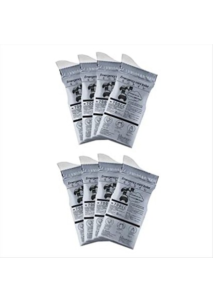 Tek Kullanımlık Acil Acil Çanta, 8 Paket Taşınabilir Kamp Çantası, Seyahat Çiş Çantaları, Acil Portatif Idrar Çantası (Yurt Dışından)