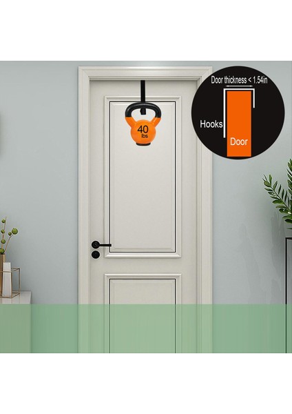 2 Kapı Kancaları Askı, Giysiler, Katlar ve Havlular Için Kapı Kurutma Rafı Üzerinde Sağlam Katlanabilir Paket, Siyah (Yurt Dışından) modelleri