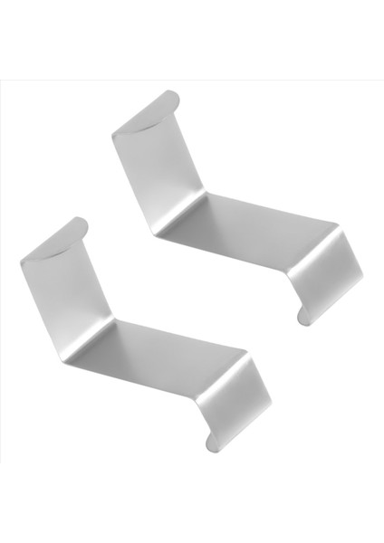 2 Adet Arka Kapı Kancası Paslanmaz Çelik Mutfak Dolabı Kıyafetleri Askı Ev Depolama Askı Organizatör Kancaları Asmak Için Gümüş Kanca (Yurt Dışından) fiyatları