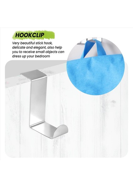 2 Adet Arka Kapı Kancası Paslanmaz Çelik Mutfak Dolabı Kıyafetleri Askı Ev Depolama Askı Organizatör Kancaları Asmak Için Gümüş Kanca (Yurt Dışından) indirimleri