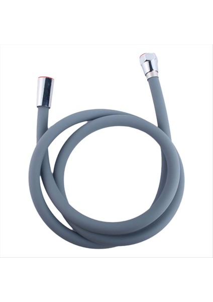 Silikon Esnek Duş Hortum Keçme Önleme Uzatması Yüksek Basınçlı Boru Duş Başlığı Tüp Banyo Aksesuarı 2m (Yurt Dışından)