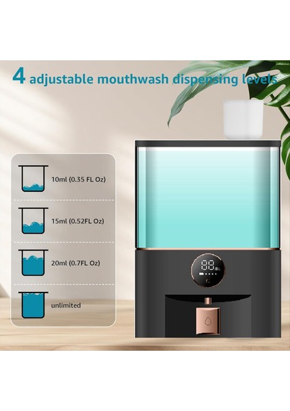 Otomatik Ağız Yıkama Dispenser Dokunmasız, Duvara Monte Ağız Yıkama Dağıtıcı, Bardaklı Banyo Için, Çocuklar ve Yetişkinler Için (Yurt Dışından) fiyatları