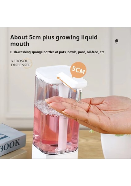 Dokunsuz Otomatik El Sabunu Dağıtıcı, Ev ve Ofis Kullanımı Için Büyük Kapasiteye Sahip Şarj Edilebilir Elektrikli Sabun Dağıtıcı (Yurt Dışından) fırsatları