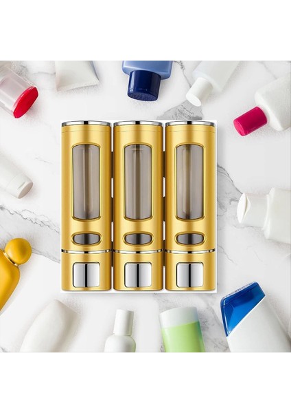 3&#39;ü 1 Arada Duvara Monte Banyo Duş Pompası Dispenser Organizatör 3 Kalı (Yurt Dışından) fiyatları