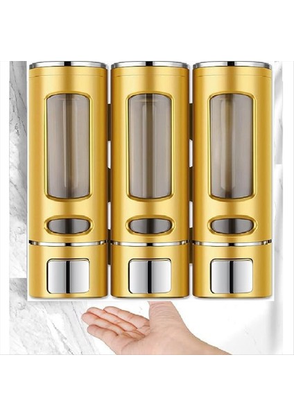 3&#39;ü 1 Arada Duvara Monte Banyo Duş Pompası Dispenser Organizatör 3 Kalı (Yurt Dışından) indirimleri