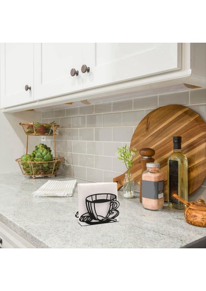 Peçete Sahibi: Bağımsız Doku Dağıtıcı/tutucu, Ev Mutfak Piknik Partisi Için Masa Peçete Sahibi (Kahve Fincanı) (Yurt Dışından) fiyatları