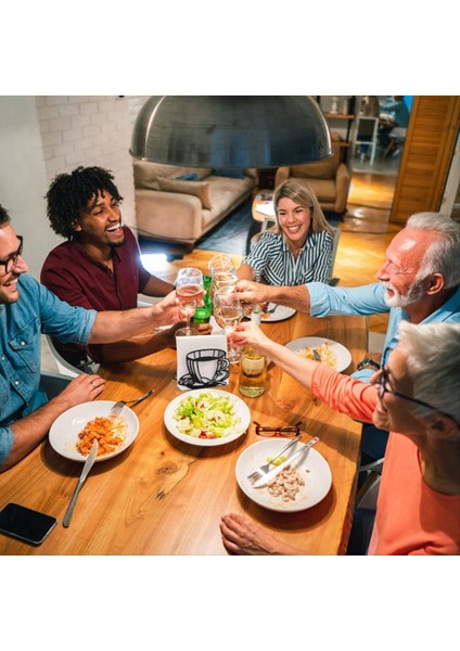 Peçete Sahibi: Bağımsız Doku Dağıtıcı/tutucu, Ev Mutfak Piknik Partisi Için Masa Peçete Sahibi (Kahve Fincanı) (Yurt Dışından) modelleri