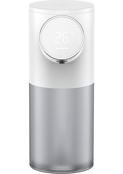 Köpük Sabun Dağıtıcı Otomatik Şarj 320ML Sıvı Sabun Dağıtıcı Dijital Ekran Köpük El Dağıtıcı Beyaz (Yurt Dışından)