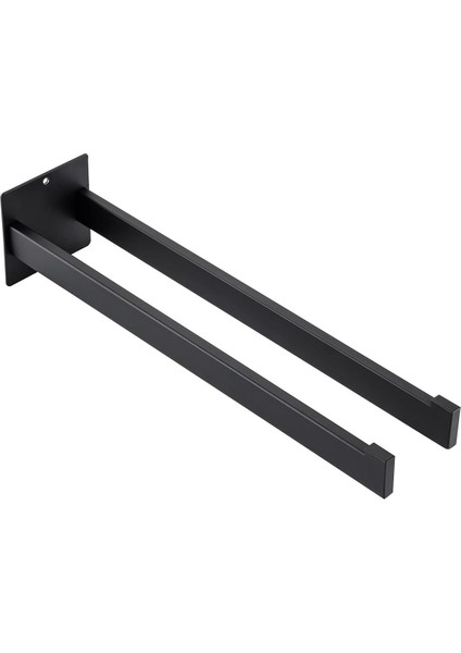 Havlu Ray Yok Sondaj Gerektirmez Kendi Kendine Yapışkan Çift Kare Paslanmaz Çelik Duvar Banyo ve Mutfak Için Monte 40 cm (Yurt Dışından) fiyatları