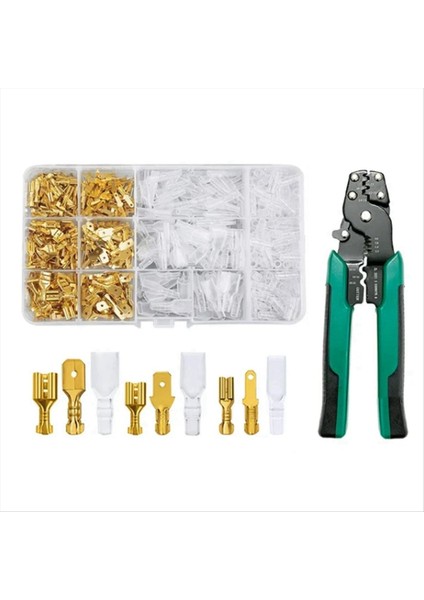 900PC Kesim Terminal U/o Şekilli Bir E Sonlandırma 2.8/4.8/6.3mm Tel Konektör Kablosu Sonlandırma Plakası (Yurt Dışından)