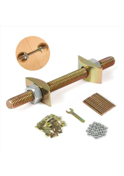 Tezgah Konnektörü, Tablo Üst Bağlantı Elemanları, Konnektörü Drawbolt Pack, Miter Draw Cıvata Tezgahı Flip Connector 10PCS (Yurt Dışından) fiyatları