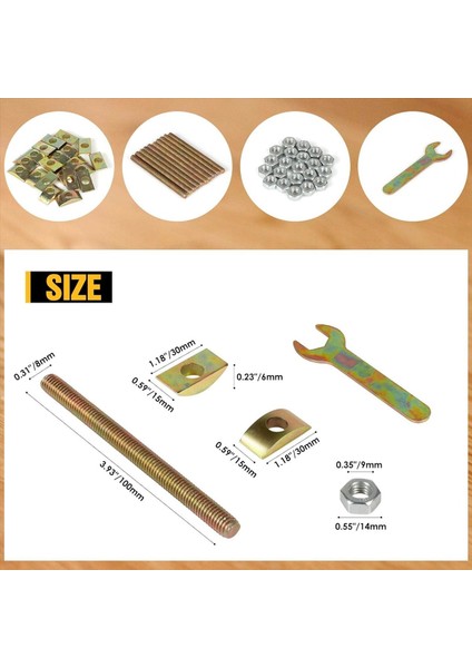 Tezgah Konnektörü, Tablo Üst Bağlantı Elemanları, Konnektörü Drawbolt Pack, Miter Draw Cıvata Tezgahı Flip Connector 10PCS (Yurt Dışından) modelleri