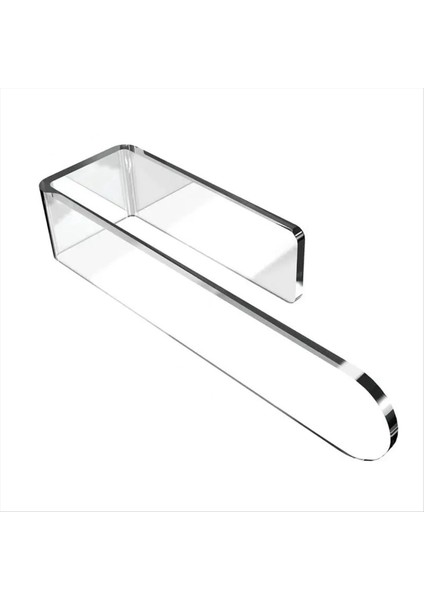 U Şekil Banyo Akrilik Havlu Çubuğu El Havlu Tutucu, Banyo Duvarı Monte Şeffaf Için Kendi Kendine Yapışkan Havlu Rafı (Yurt Dışından) indirimleri