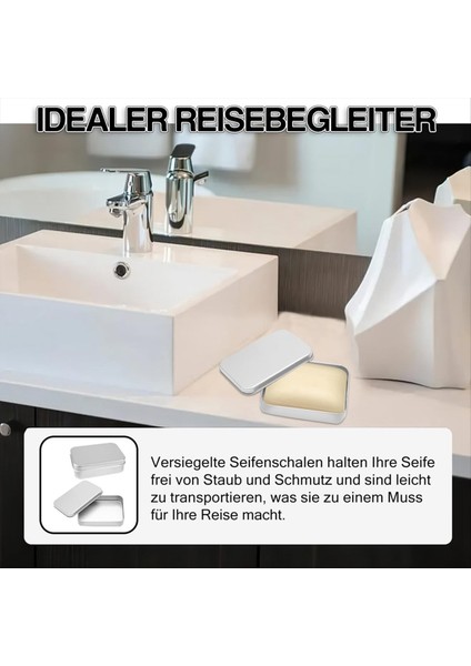 2 Alüminyum Sabun Bulaşıkları Drenaj Rafı, Neme Dayanıklı, Pas Yalıtımlı Metal Sabun Ev Veya Seyahat Için (Yurt Dışından) indirimleri