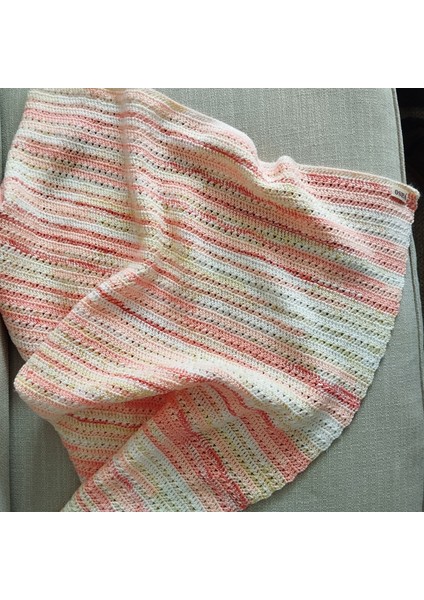 El Örgüsü (Crochet/tığ Işi) Bebek Battaniyesi, 80X80 cm