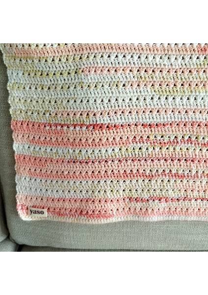 El Örgüsü (Crochet/tığ Işi) Bebek Battaniyesi, 80X80 cm modelleri