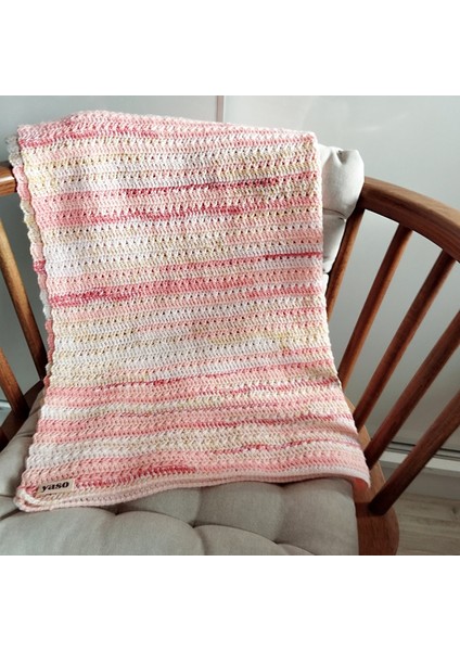 El Örgüsü (Crochet/tığ Işi) Bebek Battaniyesi, 80X80 cm indirimleri