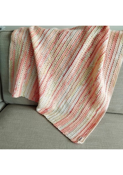 El Örgüsü (Crochet/tığ Işi) Bebek Battaniyesi, 80X80 cm