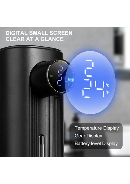 Dokunulmaz Otomatik Köpük Sabun Dağıtıcı 11.83 Oz, 5 Ayarlanabilir Seviye, Mutfak ve Banyo Sıvı Siyahı Için Uygun (Yurt Dışından) modelleri